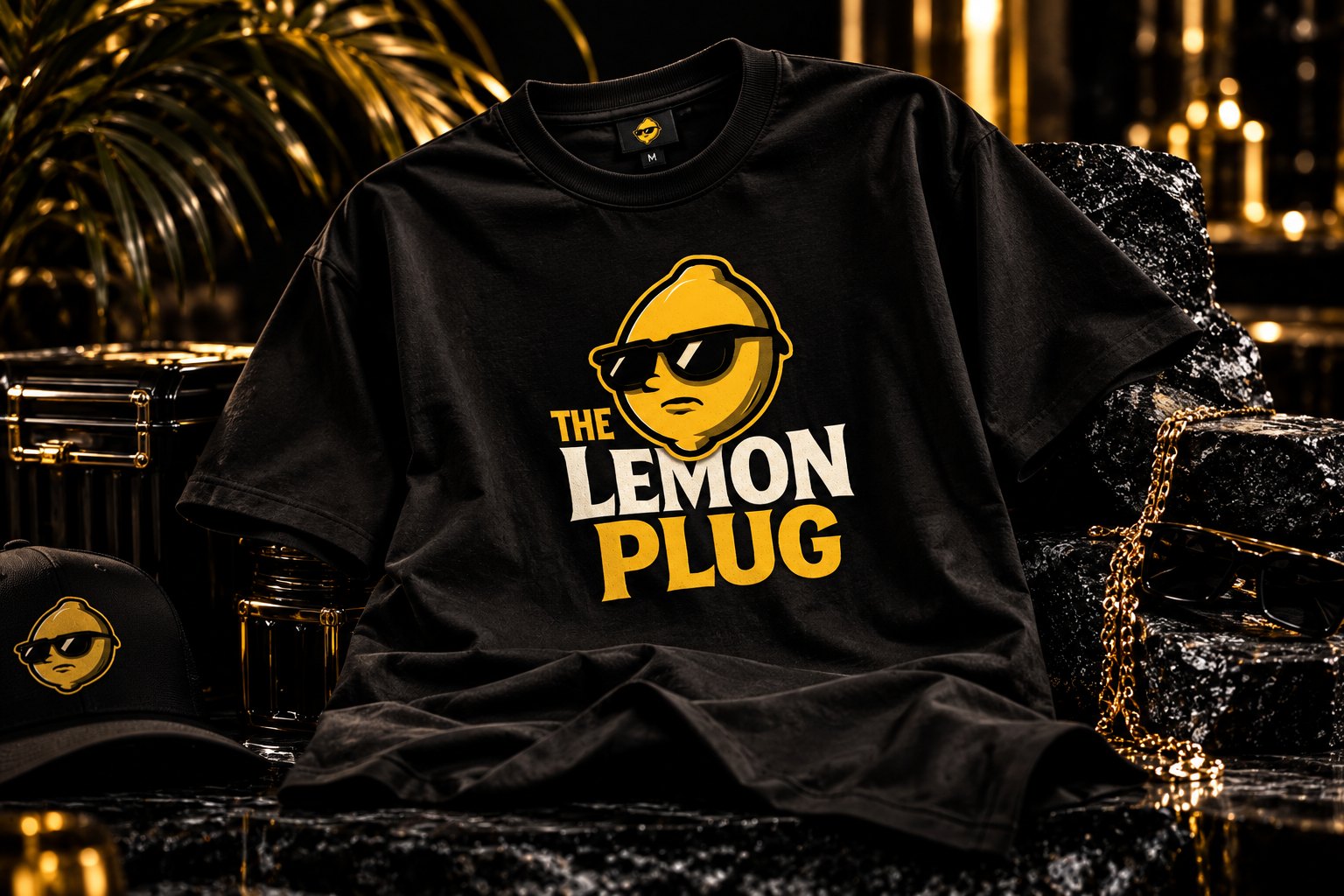 Black Lemon Plug T-shirt