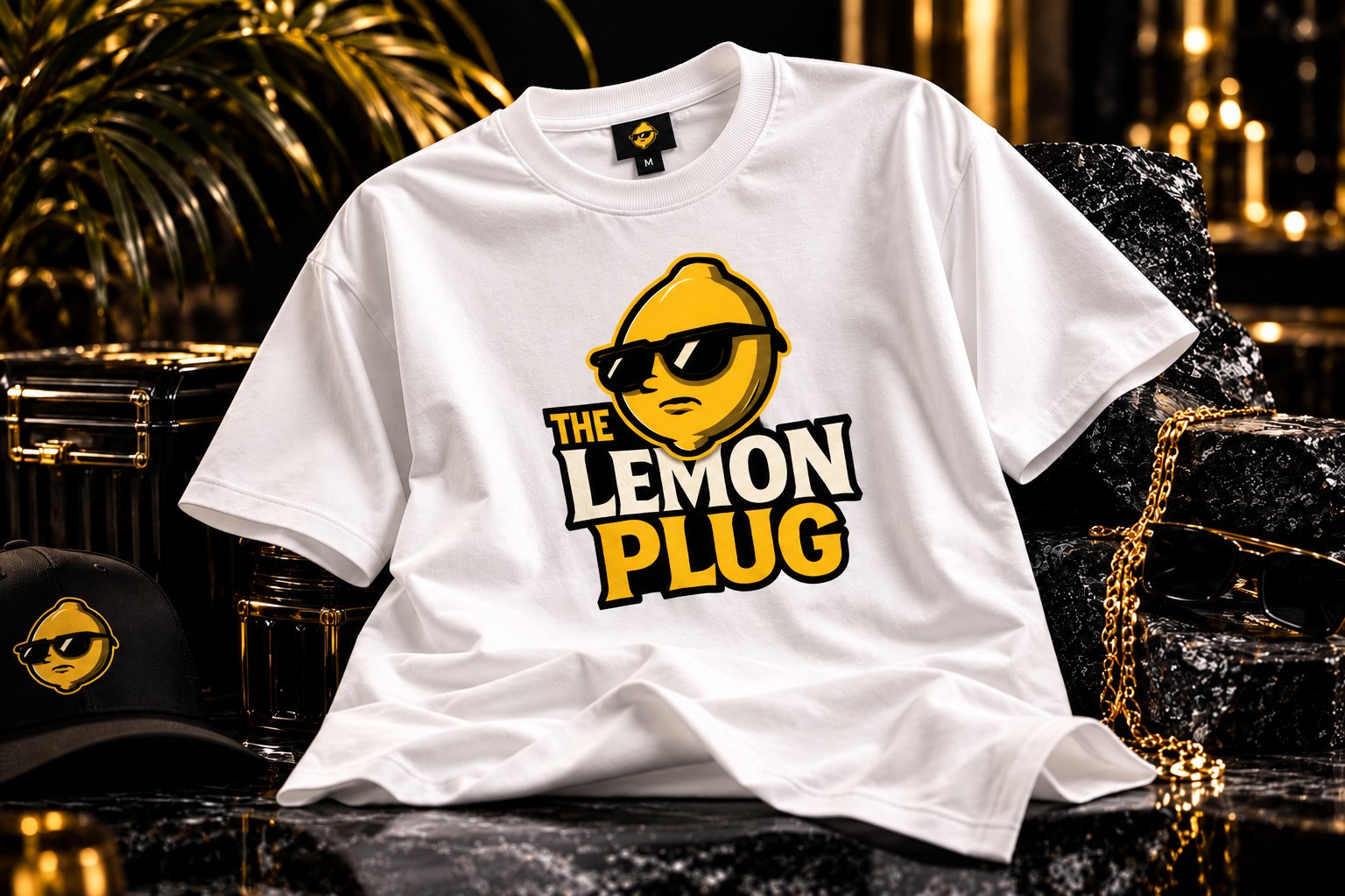White Lemon Plug T-shirt